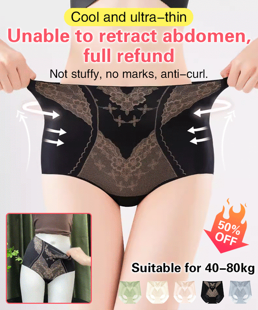 High Waist Shaping Ice Silk Underwear