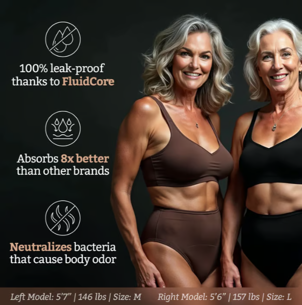 🎁Buy 3 Get 2 Free (5PCS)/Free Shipping!!! 🔥Leakproof Underwear That Actually Works