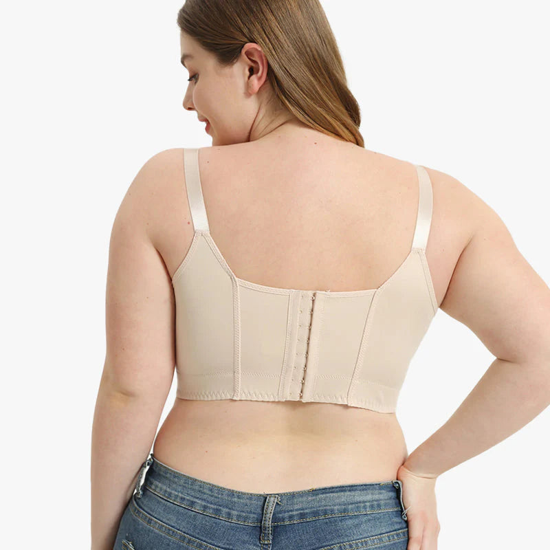 2024 New Push-Up Back Smoothing Bra-Black