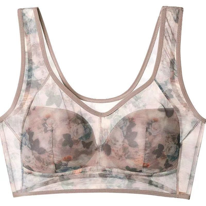 Lace Buttonless Comfortable Bra