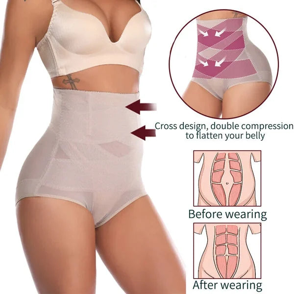CROSS COMPRESSION ABS SHAPING PANTS