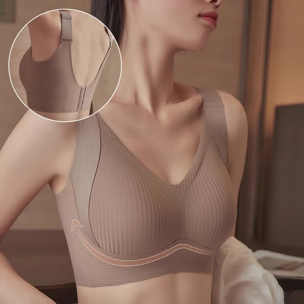 🔥Women's Ribbed Adjustable Wireless Bra
