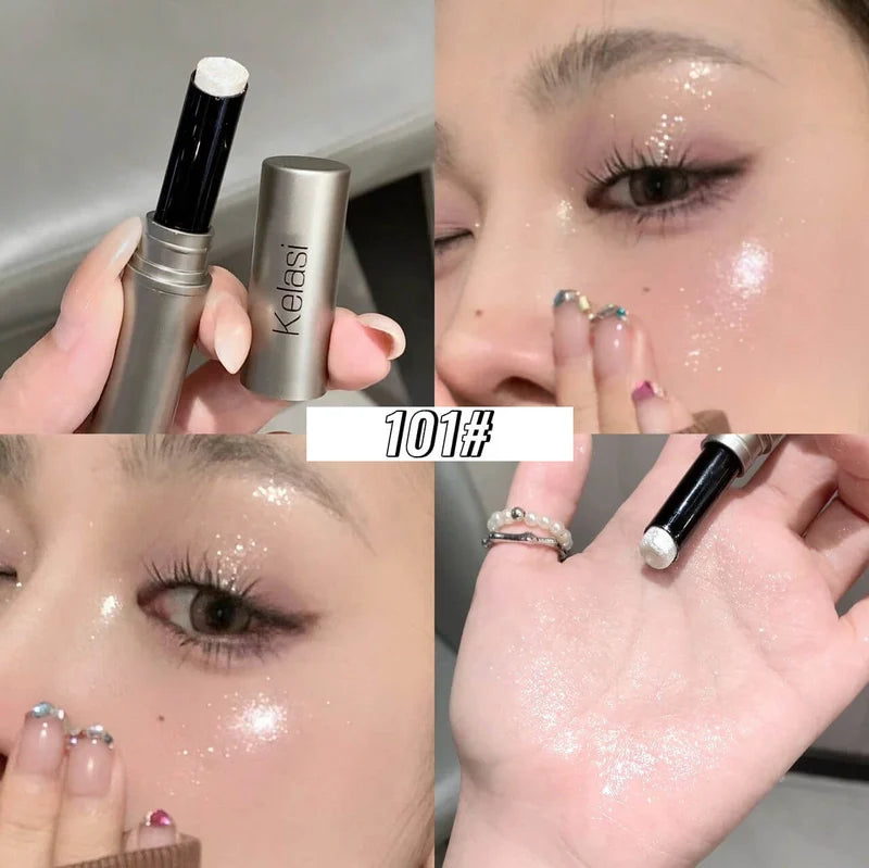 Fine Glitter Soft Jelly Clay Highlighting Stick