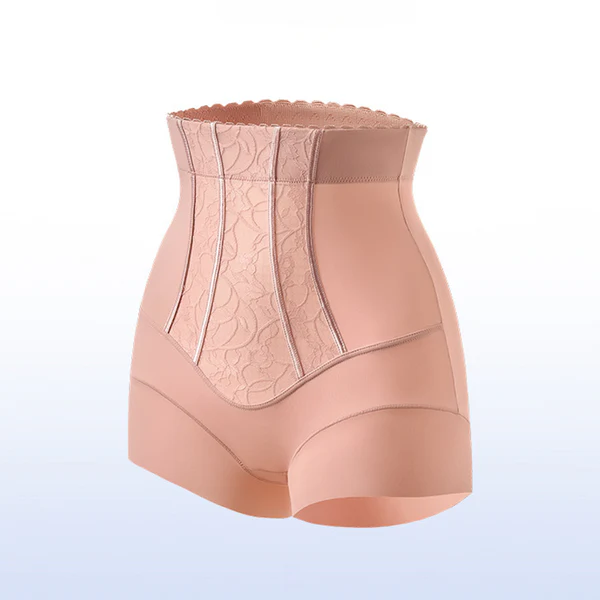 Shapewear bodysuit with high waist