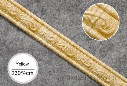 3D Pattern Edge Decoration Mouldings Trim Border Frame