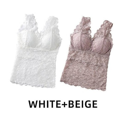 Long Lace Beauty Back Undershirt
