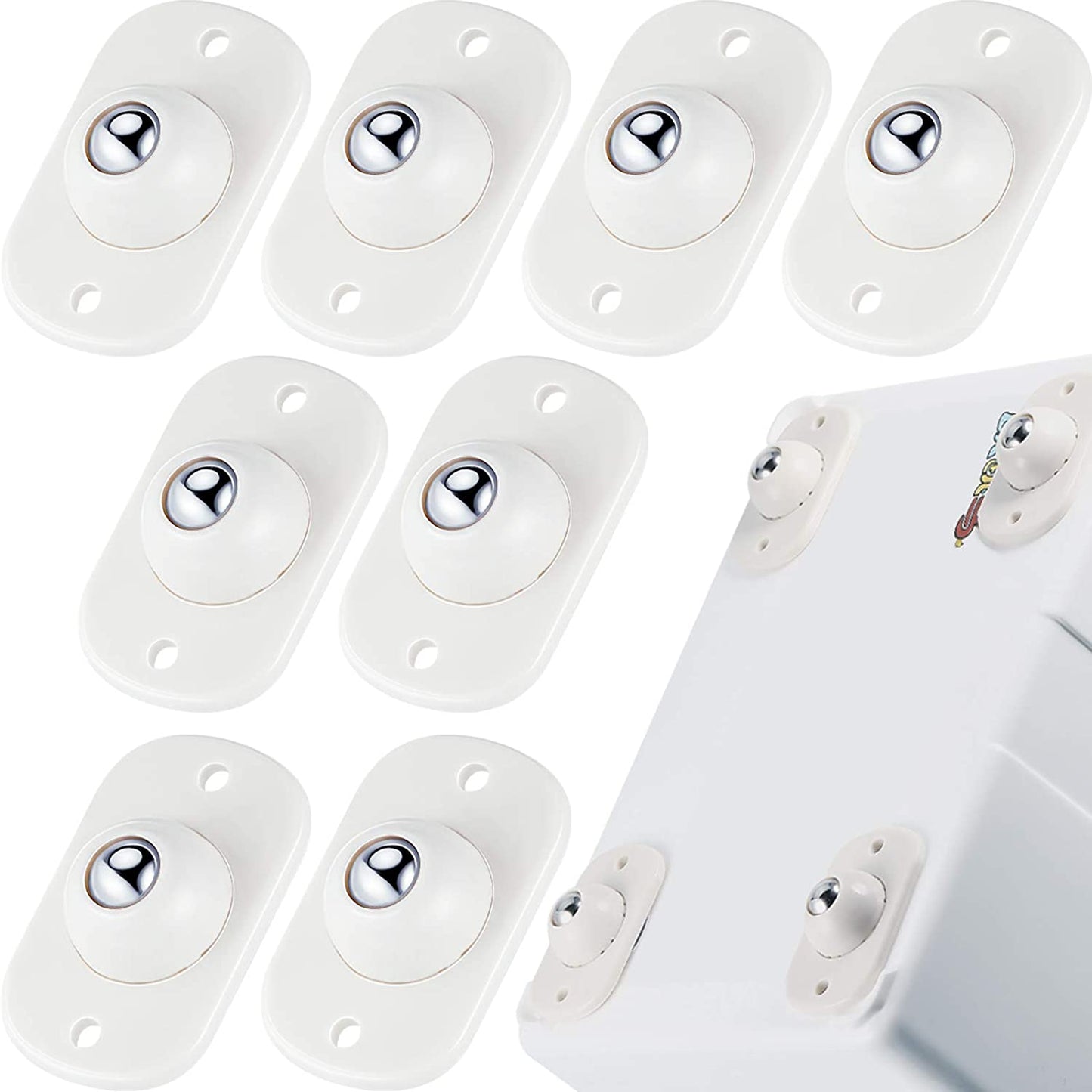 360 Degree Rotation Sticky Pulley 4 PCS
