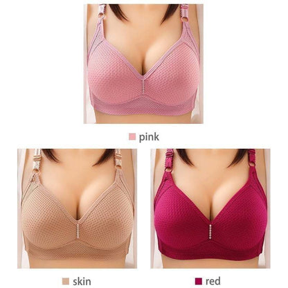PLUS SIZE COMFORTABLE WIRELESS BRA