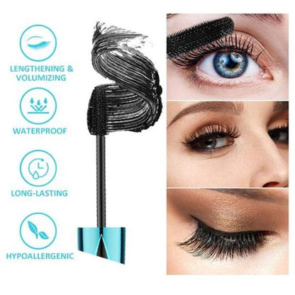 2021 NEW 4D Waterproof Silk Fiber Thick Lengthening Mascara