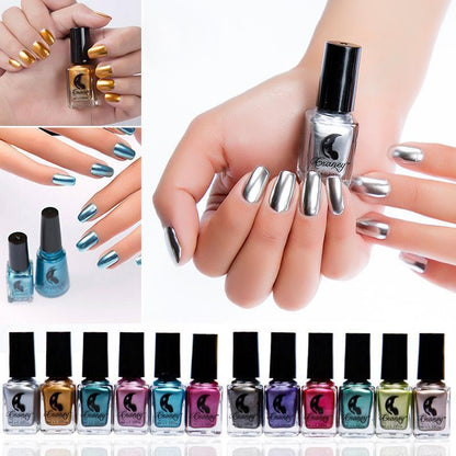 2021 Glamorous Metallic Mirror Nail Polish