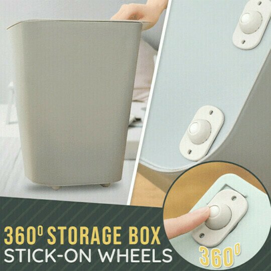 360 Degree Rotation Sticky Pulley 4 PCS
