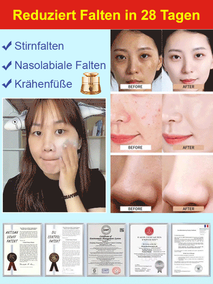 Brightening and antiwrinkle womens cream