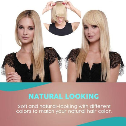 Seamless 3D Clip In Bangs Hair Extensions