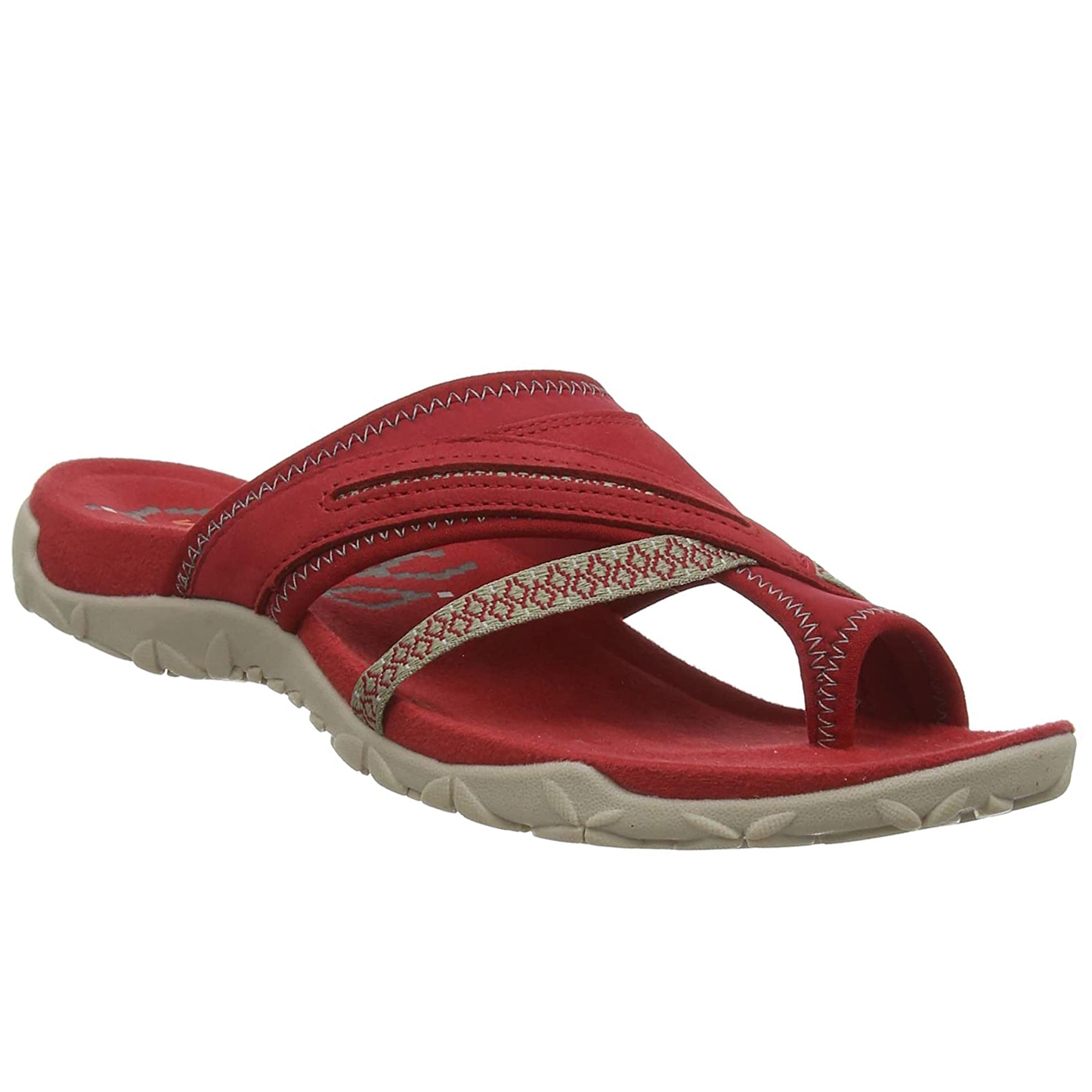 Breathable Mesh And Leather Sandals