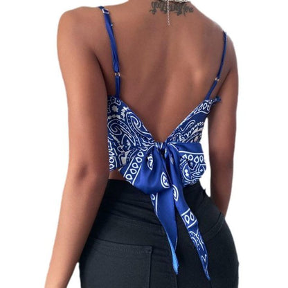 Paisley Print Bandana Tube Top