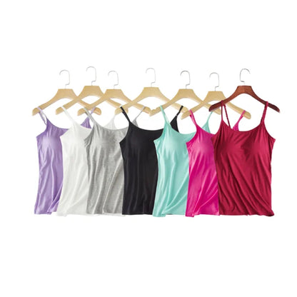 Tank With Built In Bra
