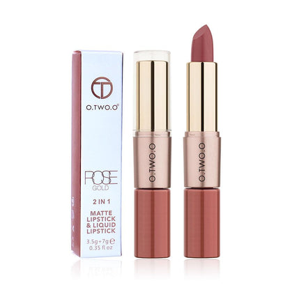 Matte Waterproof 2-in-1 Lipstick