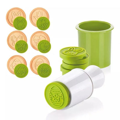 Non Stick Cookie Stamp and Cutter